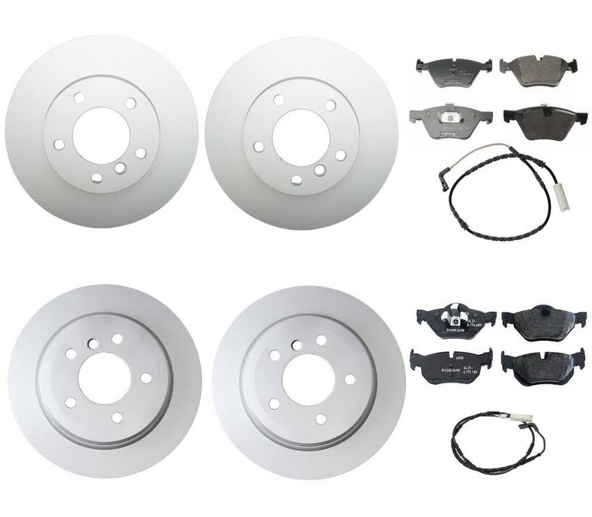 BMW Brake Kit - Pads and Rotors Front &  Rear (300mm/300mm)